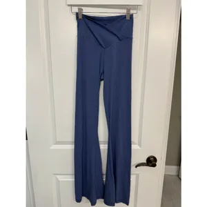 Aerie OFFLINE Real Me Crossover Flare Leggings Blue M thumbnail 3