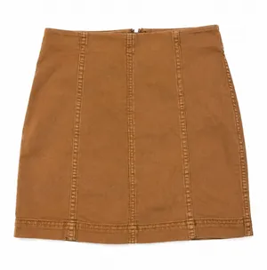 Free People Women's Tan Denim-Style Mini Skirt thumbnail 1