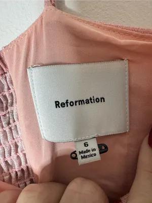 New Reformation Monette Strapless Midi Dress size 6 thumbnail 5