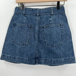 Free People Jade Belted Denim Skirt thumbnail 8