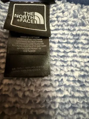 The North Face Jacket Womens XXXL Blue White High Pile Fleece Full Zip NFOOC782 thumbnail 3