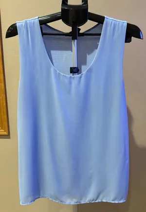 Ann Taylor Factory Light Blue Tank Top thumbnail 1