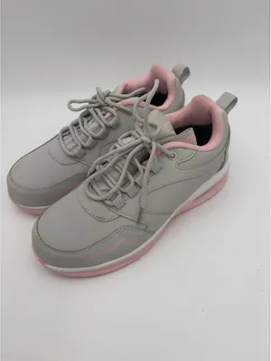 Lansnbo $55 Waterproof Woman’s 8 Gray and Pink Stylish Athletic Sneakers Comfort thumbnail 2