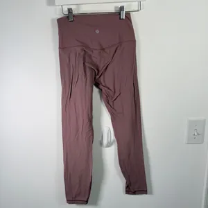 Lululemon Align Leggings 25" Nulu Dusty Rose Active Gym Workout Travel Womens‎ 6 thumbnail 4