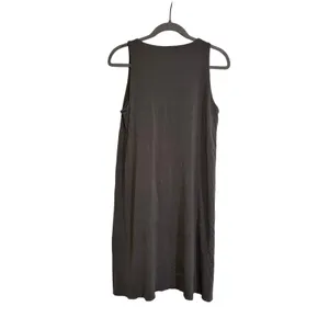 Eileen Fisher Women's Gray 100% Silk Sleeveless Shift Dress Size M thumbnail 8