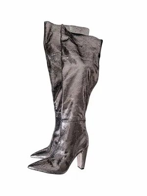 Vince Camuto Minnada Wide Calf Over The Knee Heeled Boots size 7 Warm Pewter thumbnail 11