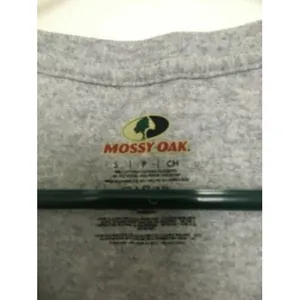 Mossy Oak Graphic T-Shirt Girls Bring Home Big Bucks Women's Size Small Gray thumbnail 4