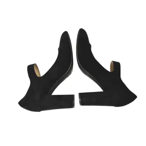 Liz Claiborne Savannah Mary Jane Pump Womens 9 Black Faux Suede 3.5" Heel Buckle thumbnail 7