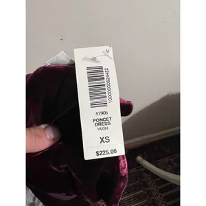 Aritzia Wilfred with Silk Burgundy Poncet Dress NWT Sz. XS thumbnail 8