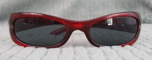 New Divine Eyewear Kali Red/Smoke Sunglasses Women's NWT thumbnail 1