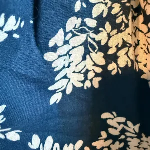 Abercrombie Fitch Size Xl Women Jade Blue White Floral Print 3/4 Sleeve‎ Boho thumbnail 10