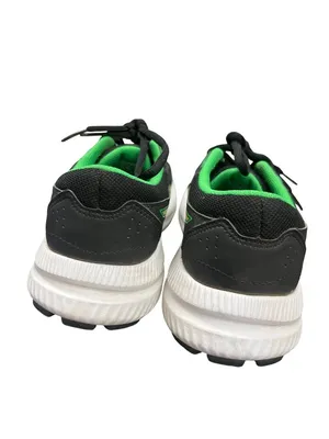 Asics Contend 8 wms black green leather fabric low sneakers sz 6.5 SKU 10-142 thumbnail 12