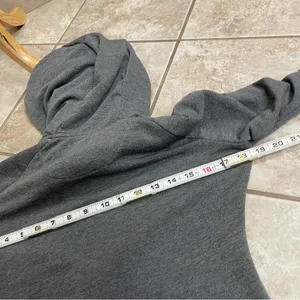 GYMSHARK Womens sz Small Light Gray Zip Pocket Thumbhole Hoodie Active Jacket‎ thumbnail 9