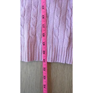 J. Crew Woman's Y2K Wool Blend Cable Knit Turtleneck Sweater Size Small thumbnail 3