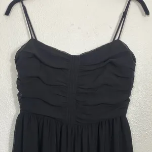 Aritzia Elegant Black Midi Dress Size 8 thumbnail 5