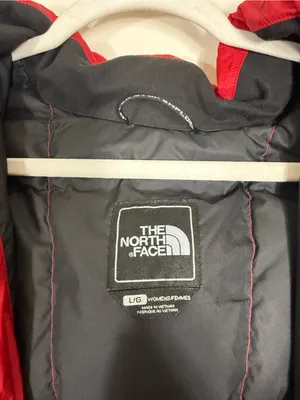 North Face Metropolis Red Parka Coat 550 Down Large thumbnail 5