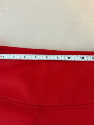 Spyder Active Fleece Lined Leggings Red High Rise Women’s Medium thumbnail 7