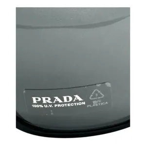 NWT Prada Classic Black with Gold Accents Sunglasses & Case 100% UV Protection thumbnail 9