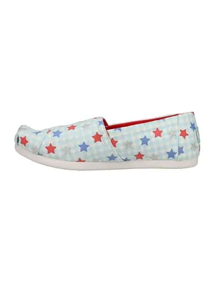 TOMS nwt 7.5 Womens Alpargata Stars Slip On Flats Casual Shoes patriotic thumbnail 3