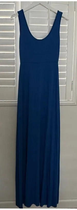 Rachel Pally Maternity Esther Dress Delta Blue M Maxi Modal thumbnail 1