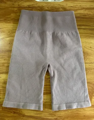 Everlane Ribbed‎ Seamless Bike Shorts High Waisted Mauve XS/S thumbnail 1