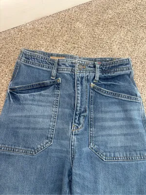 Anthropologie Pilcro The Carpenter Wide-Leg Jeans - 25 Waist thumbnail 13