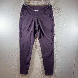 1675 | Alphalete Wrap Mid Rise Compression Yoga Leggings‎ Purple M thumbnail 2