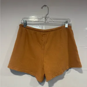 Aerie Brown Athletic Shorts with terry cloth‎ detailing thumbnail 4