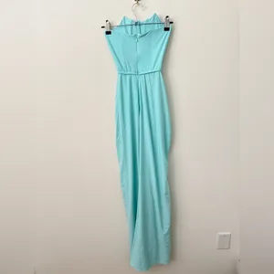 Deme By Gabriella X Revolve Pearl Gown Long Dress Size S flaw thumbnail 5