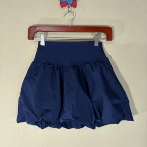 OFFLINE By Aerie Real Me Bubble Skort Royal Navy Blue Sz S Built In Shorts Comfy thumbnail 2
