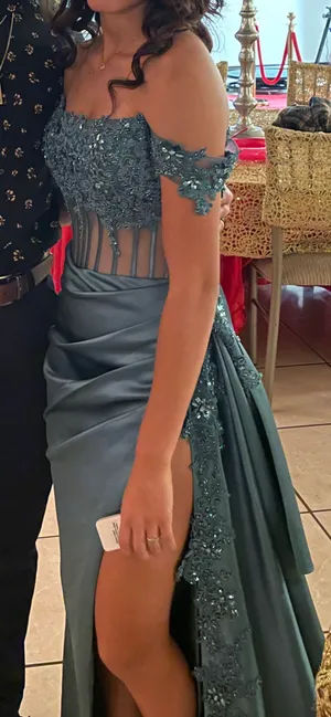 Prom Dress / Formal Blue Size XS thumbnail 1