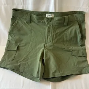 L LL Bean Women's Water-Repellent Comfort Trail Hiking Shorts Size 8; Outdoor thumbnail 1
