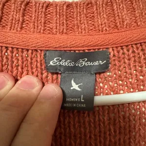 Eddie Bauer Women's Rust Cardigan thumbnail 2