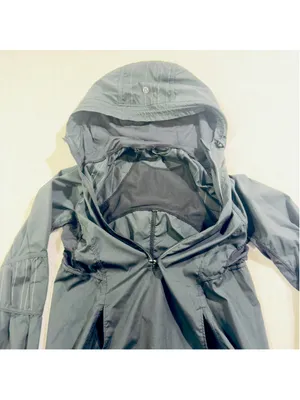 Lululemon Women’s 4 Black Half Zip Hooded Running Windbreaker Pullover Jacket thumbnail 7