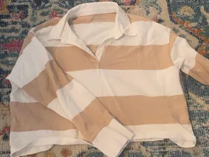 Cropped Collared Long Sleeve thumbnail 1