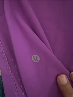 Lululemon purple cropped leggings size 12 thumbnail 6
