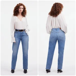 Madewell The Curvy '90s Straight Jean in Rondell Wash‎ Denim High Rise W24 thumbnail 2