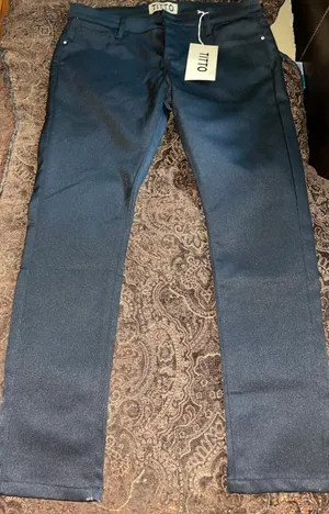 Titto Black Canvas Pants NWT Size 14 thumbnail 2