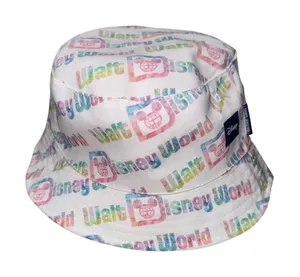 Disney Spirit Jersey Bucket Hat Unisex‎ OS Rainbow Tie Dye Excellent Reversible thumbnail 1