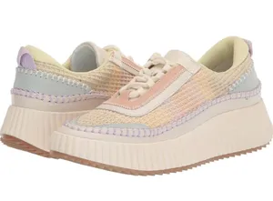 Dolce Vita Women’s Dolen Multi Pastel Stripe Knit Platform Sneakers Size 8 thumbnail 2
