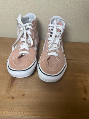 VANS Sk8-Hi Mahogany Rose High Top Skate Shoes Sneakers Pink Size 7.5 thumbnail 5
