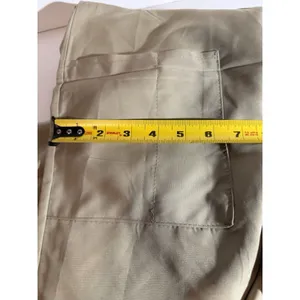 Beige Scrub Work Pants L Blood Resistant Latex Free 30" Inseam Pockets New thumbnail 13