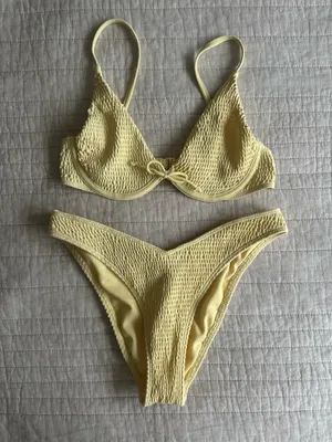 Yellow Hollister Bikini Set thumbnail 1