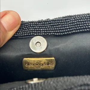 Bloomingdale's Elegant Black Beaded Wristlet thumbnail 5