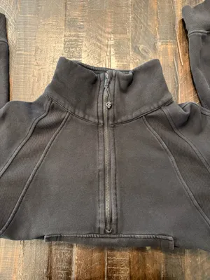 Lululemon black scuba half zip thumbnail 3