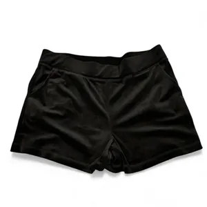 Juicy Couture velour bling spell-out black pullon shorts with pockets Size L thumbnail 3