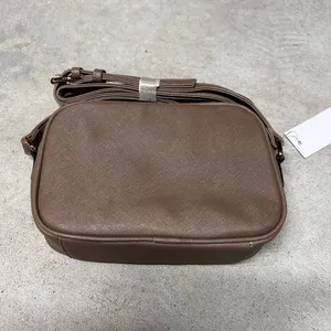 NWT MARILYN MONROE Taupe Handbag Purse w/ Crossbody Strap Faux Leather thumbnail 3