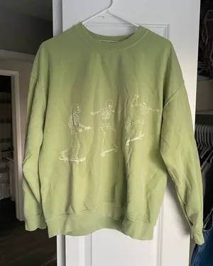 Urban Outfitters Skeleton Crewneck Sweatshirt thumbnail 1