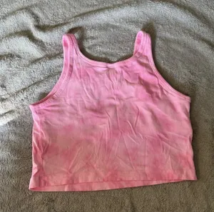 Victoria’s Secret PINK Pink Tie Dye Cropped Tank Top Brami Size Medium thumbnail 8