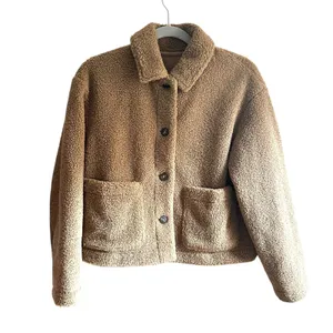 UNIQLO‎ Windproof Fleece Buttoned Jacket Olive X-Small thumbnail 2